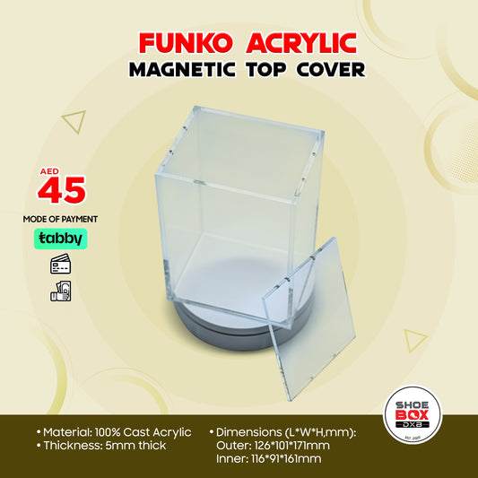 Acrylic Funko Case with Magnetic Top Cover